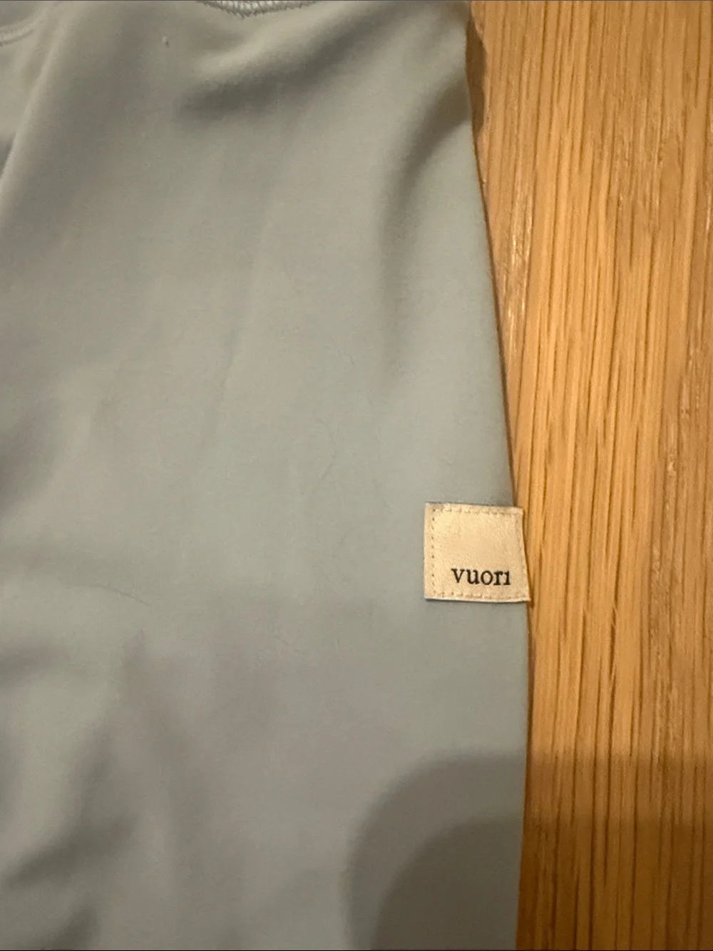 Vuori 4” Bike Shorts in Eggshell Blue